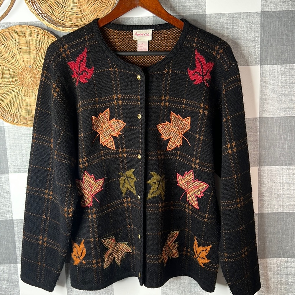 VTG Crystal Kobe Fall Cardigan
